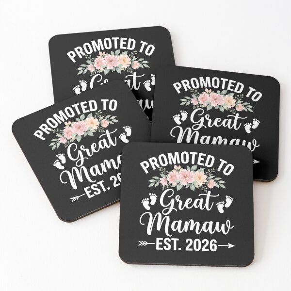 Item preview, Promoted To Great Mamaw Est. 2026 New Grandparent Announcement Grandmom Gift designed and sold by SofenArt.