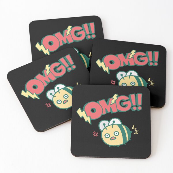 Item preview, OMG Cute Bee Funny Kawaii Design designed and sold by TheBeeKindSpace.
