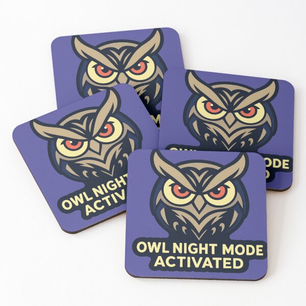 Item preview, Owl Night Mode Activated Funny Nocturnal Owl Lover designed and sold by YarsEingr.
