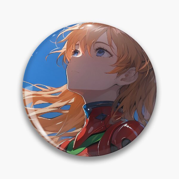 Item preview, Asuka Langley Neon Genesis Evangelion Red Suit Sky Confidence designed and sold by riadjamai.