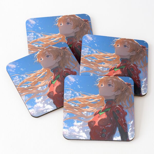 Item preview, Asuka Langley Neon Genesis Evangelion Red Suit Sky Confidence designed and sold by riadjamai.