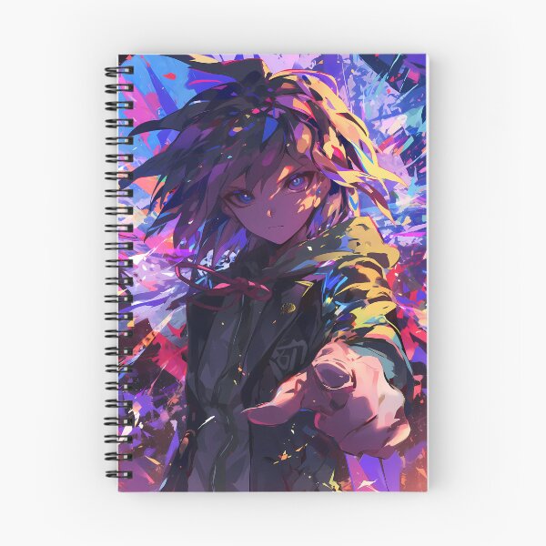 Item preview, Makoto Naegi Danganronpa Vibrant Pointing Hero designed and sold by riadjamai.