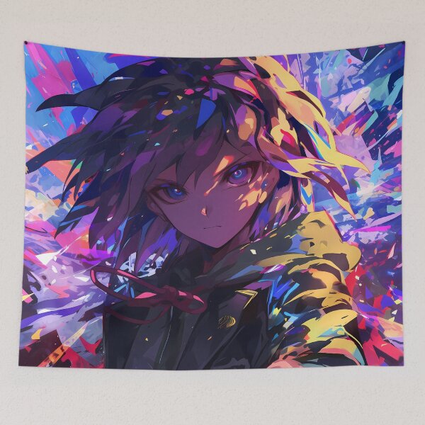 Item preview, Makoto Naegi Danganronpa Vibrant Pointing Hero designed and sold by riadjamai.