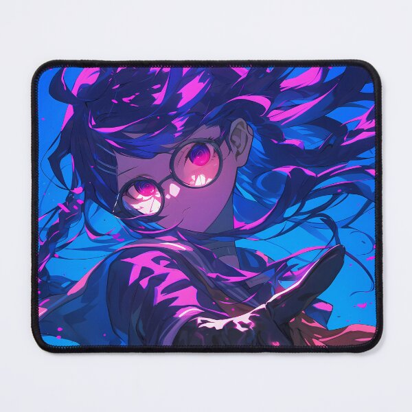 Item preview, Toko Fukawa Danganronpa Neon Glasses Magenta Glow designed and sold by riadjamai.