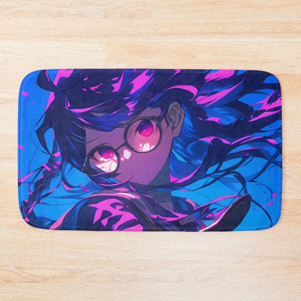 Item preview, Toko Fukawa Danganronpa Neon Glasses Magenta Glow designed and sold by riadjamai.