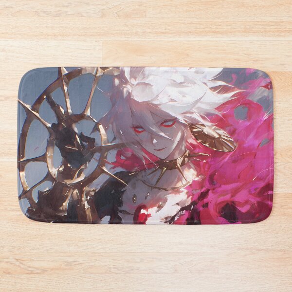 Item preview, Karna Fate Grand Order White Hair Hero In Crimson Aura Fantasy Glow designed and sold by riadjamai.