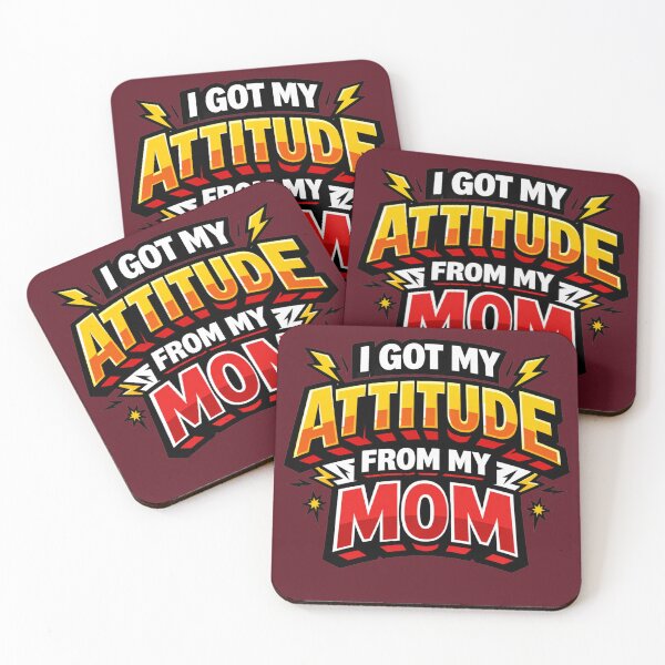 Item preview, I Got My Attitude From My Mom Funny Streetwear Mother’s Day Shirt designed and sold by warlistop.