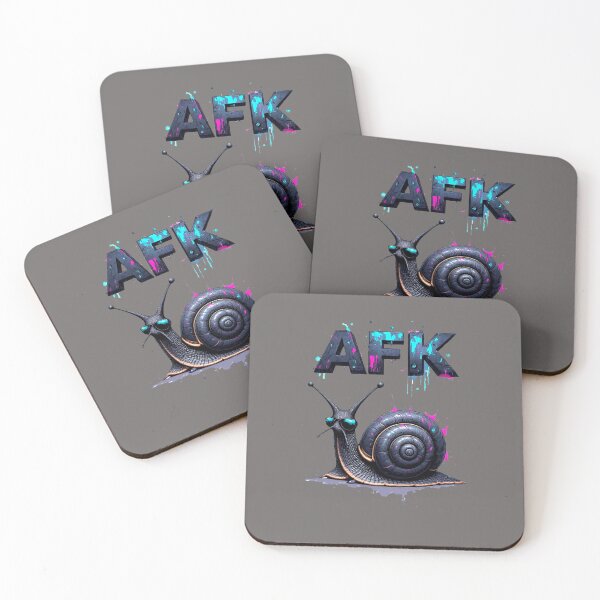 Item preview, Gaming Gang: AFK Snail - School Offline Aesthetic Streetwear Edition_1 designed and sold by Shift-Bloom.