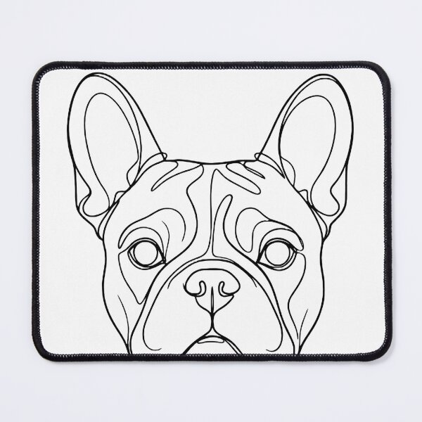 Item preview, Minimalist French Bulldog Continuous Line Art designed and sold by ASMAR B.