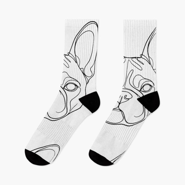 Item preview, Minimalist French Bulldog Continuous Line Art designed and sold by ASMAR B.