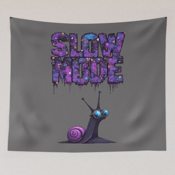 Item preview, Gaming Gang: Slow-Mode Snail - School Offline Aesthetic Streetwear Edition_1 designed and sold by Shift-Bloom.