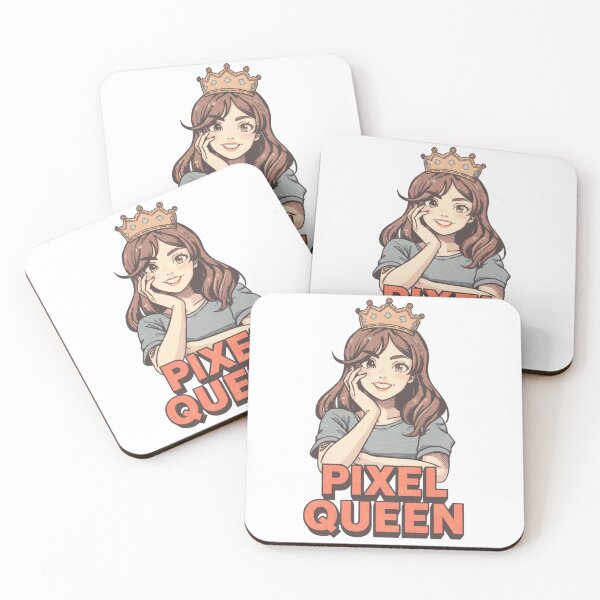 Item preview, Pixel Queen – Vintage Cute Gamer Girl Arcade designed and sold by Dhenin Studio.