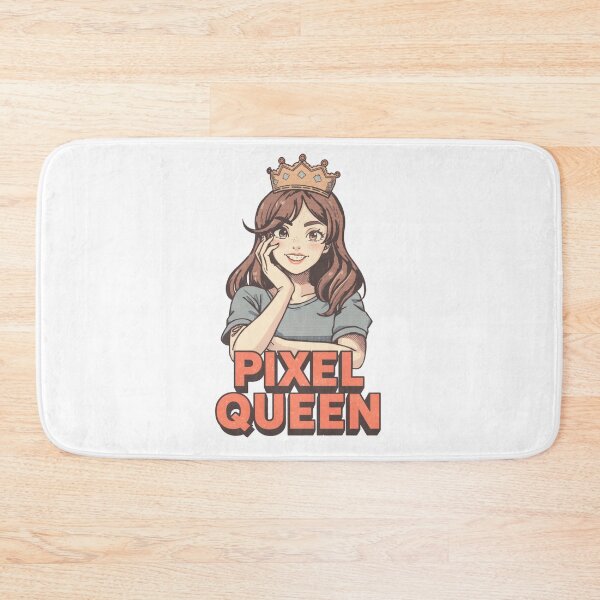Item preview, Pixel Queen – Vintage Cute Gamer Girl Arcade designed and sold by Dhenin Studio.
