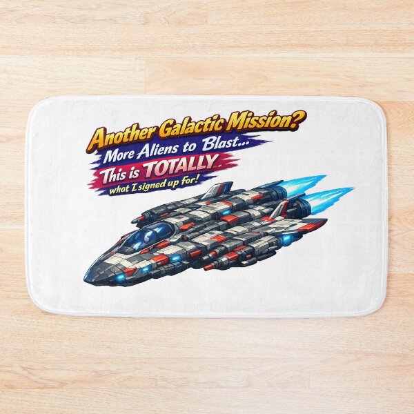 Item preview, Sarcastic Galactic Mission Spaceship Illustration designed and sold by Prime_1.