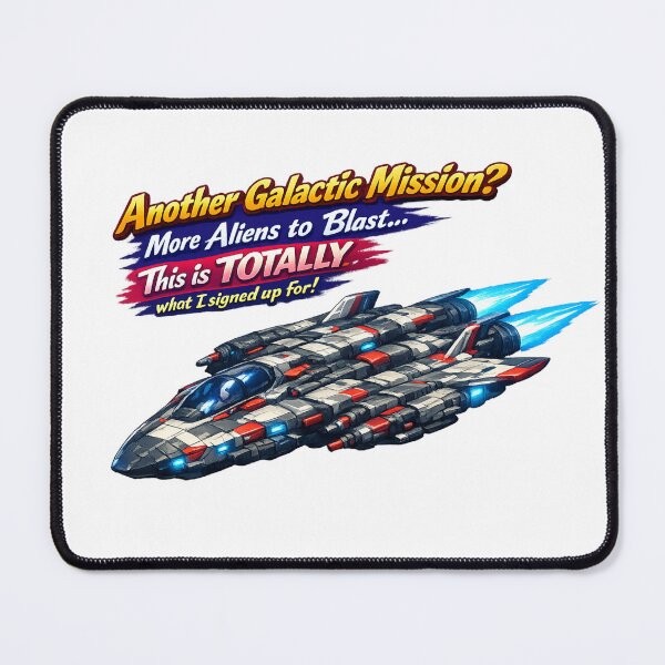 Item preview, Sarcastic Galactic Mission Spaceship Illustration designed and sold by Prime_1.