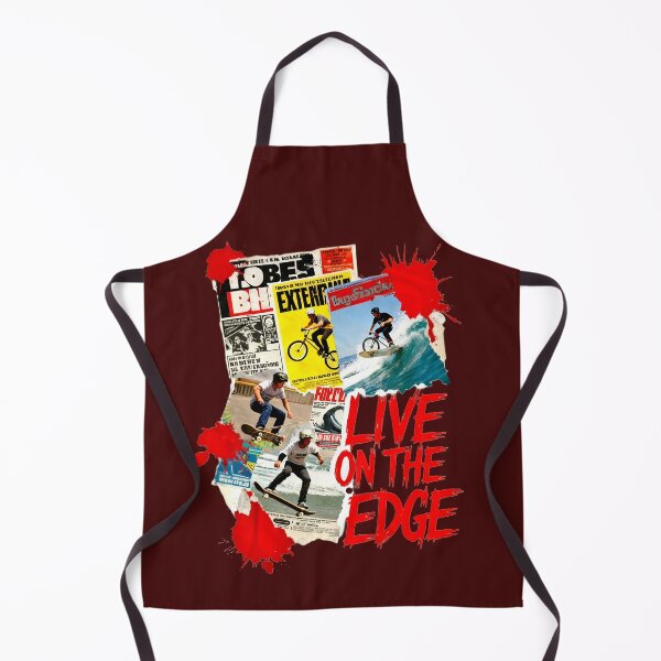 Item preview, Live On The Edge – Extreme Sports Collage Skate Surf BMX Streetwear Graphic T-Shirt designed and sold by Maximilianos.