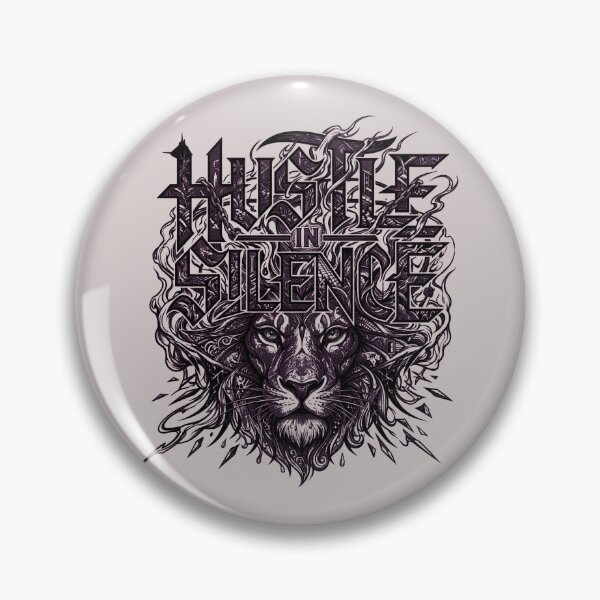 Item preview, Hustle in Silence Bold Comic Style Lion designed and sold by MarCinu Art.