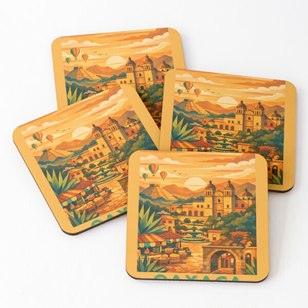 Item preview, Oaxaca Mexico Vintage Travel Art  designed and sold by MatthewHeights.