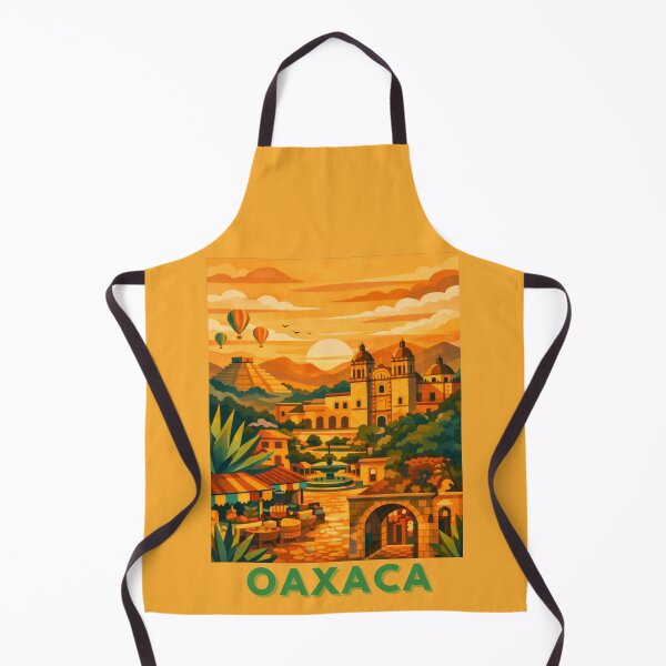 Item preview, Oaxaca Mexico Vintage Travel Art designed and sold by MatthewHeights.