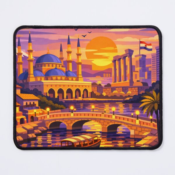 Item preview, Beirut Lebanon Vintage Travel Art  designed and sold by MatthewHeights.