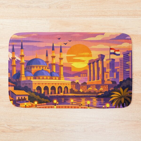 Item preview, Beirut Lebanon Vintage Travel Art  designed and sold by MatthewHeights.
