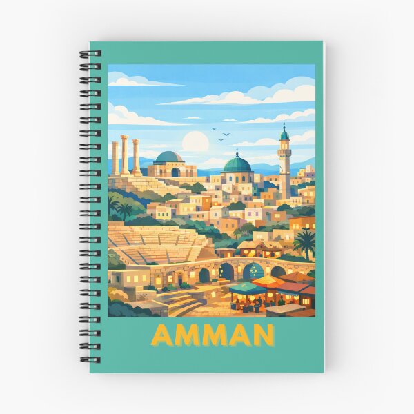 Item preview, Amman Jordan Vintage Travel Art  designed and sold by MatthewHeights.