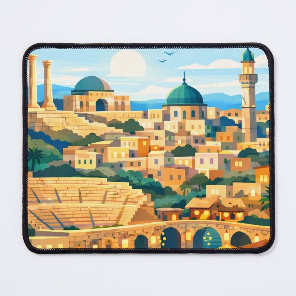 Item preview, Amman Jordan Vintage Travel Art  designed and sold by MatthewHeights.
