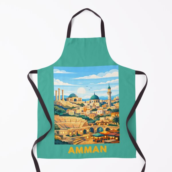 Item preview, Amman Jordan Vintage Travel Art  designed and sold by MatthewHeights.