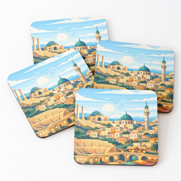 Item preview, Amman Jordan Vintage Travel Art  designed and sold by MatthewHeights.