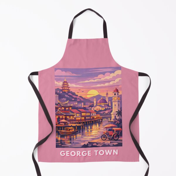 Item preview, George Town Penang Vintage Travel Art designed and sold by MatthewHeights.