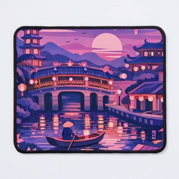 Item preview, Hoi An Vietnam Vintage Travel Art  designed and sold by MatthewHeights.