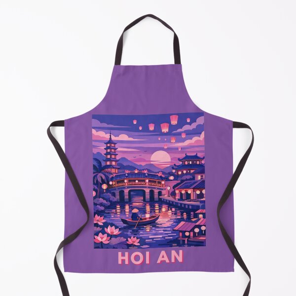 Item preview, Hoi An Vietnam Vintage Travel Art  designed and sold by MatthewHeights.