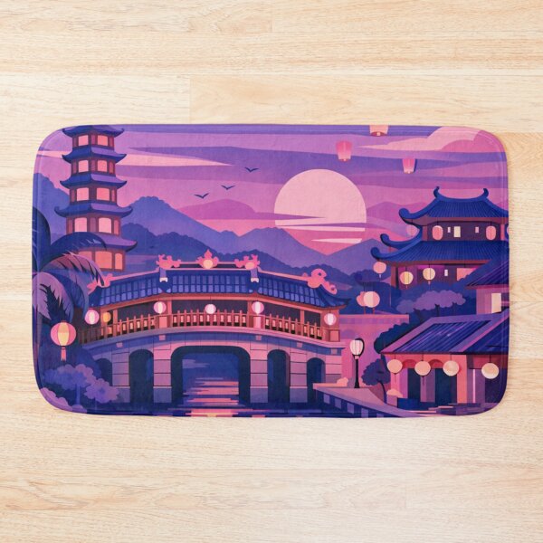 Item preview, Hoi An Vietnam Vintage Travel Art  designed and sold by MatthewHeights.
