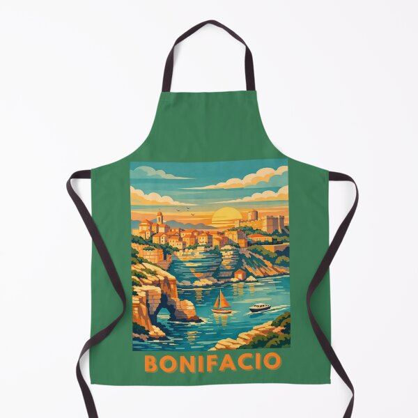 Item preview, Bonifacio Corsica Vintage Travel Art designed and sold by MatthewHeights.