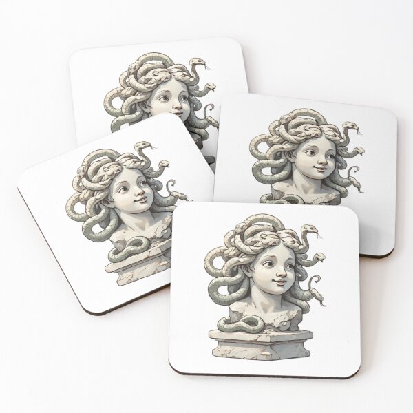 Item preview, Greek goddess Medusa sculpture designed and sold by ArtsyLouise.
