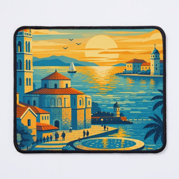 Item preview, Zadar Croatia Vintage Travel Art  designed and sold by MatthewHeights.