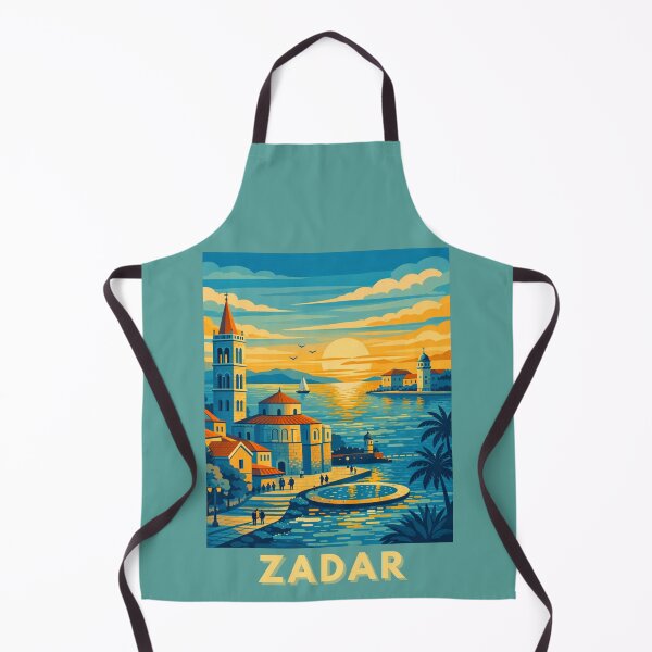 Item preview, Zadar Croatia Vintage Travel Art designed and sold by MatthewHeights.