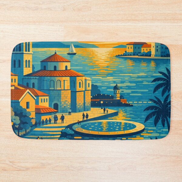 Item preview, Zadar Croatia Vintage Travel Art  designed and sold by MatthewHeights.