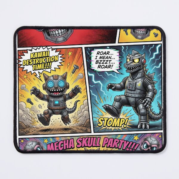 Item preview, Mecha Skulls Vs. Kaiju Chaos designed and sold by Niagara-ReVolt.