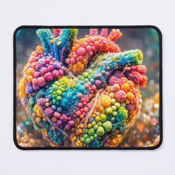 Item preview, Microbial Bioluminescen anatomical heart designed and sold by AndreBarnard.