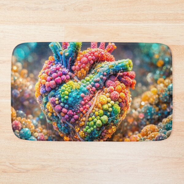 Item preview, Microbial Bioluminescen anatomical heart designed and sold by AndreBarnard.