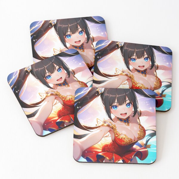 Item preview, Hestia Danmachi Anime Girl Waifu Winter Snow Christmas Fantasy designed and sold by 108Recordings.