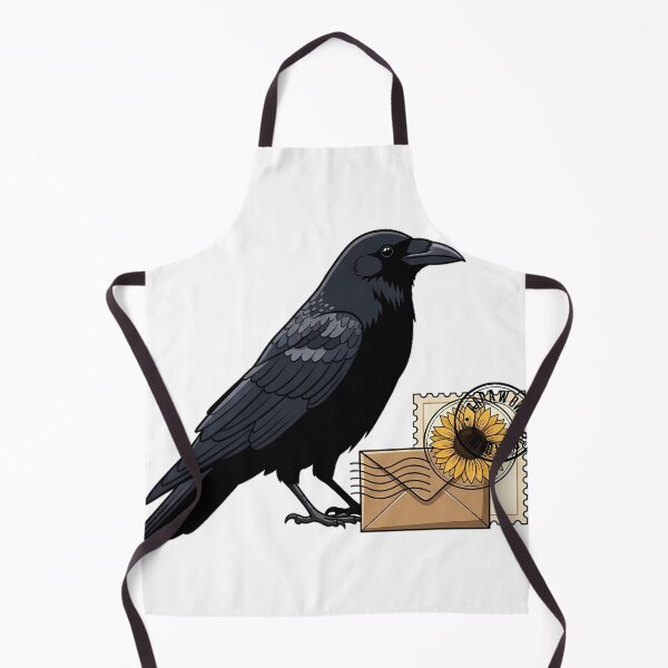 Item preview, Sunflower Postmark Crow designed and sold by pumsquare.