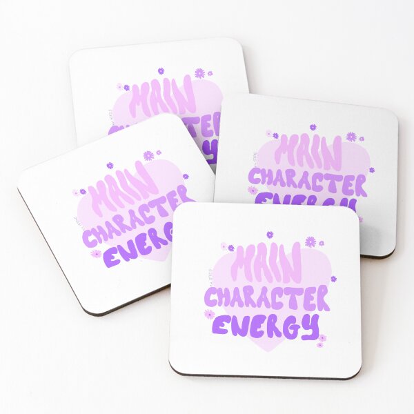 Item preview, Main Character Energy Poster – Feminine Affirmation Aesthetic Vibes designed and sold by MH-Studio.