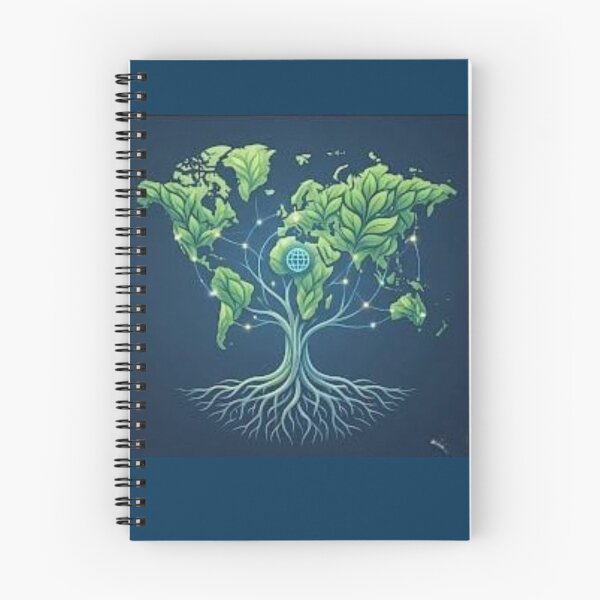 Item preview, Connected World Eco-Map - Global Sustainability Tree of Life Network designed and sold by GiftzCircle.