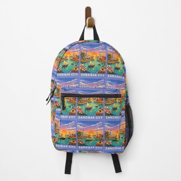 Item preview, Zanzibar City Tanzania Vintage Travel Art designed and sold by MatthewHeights.
