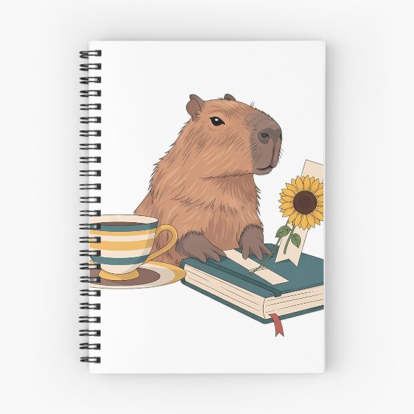 Item preview, Tea Journal Capybara designed and sold by pumsquare.
