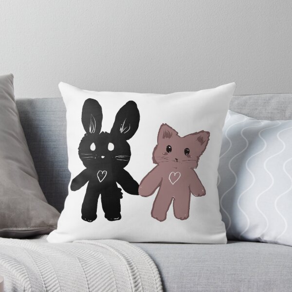Item preview, Kitty and bunny chiibi holding hands designed and sold by MysticRacoon6.
