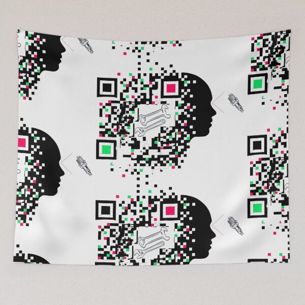 Item preview, QR code QRCODE with human head scan designed and sold by MT-Wunderland .