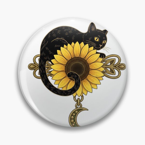Item preview, Brooch Pin Cat designed and sold by pumsquare.
